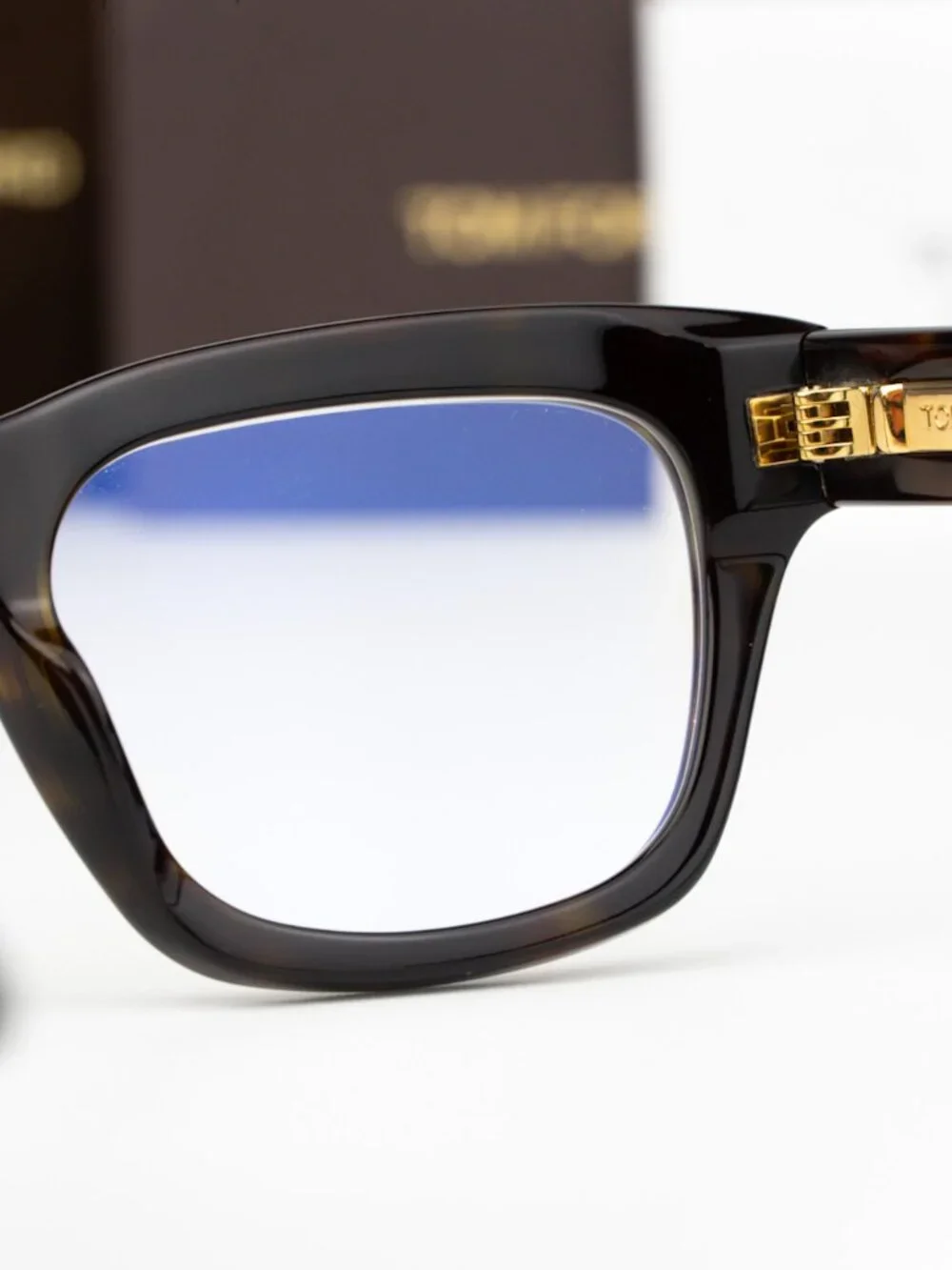 Tom Ford Women Eyeglasses Havana Square FT6036-B 052 NEW AUTHENTIC